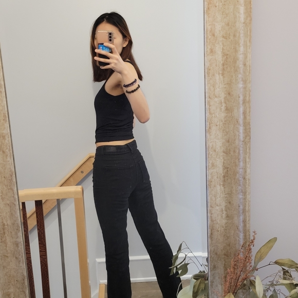 Black heat tech wind river straight leg jeans - Picture 4 of 8